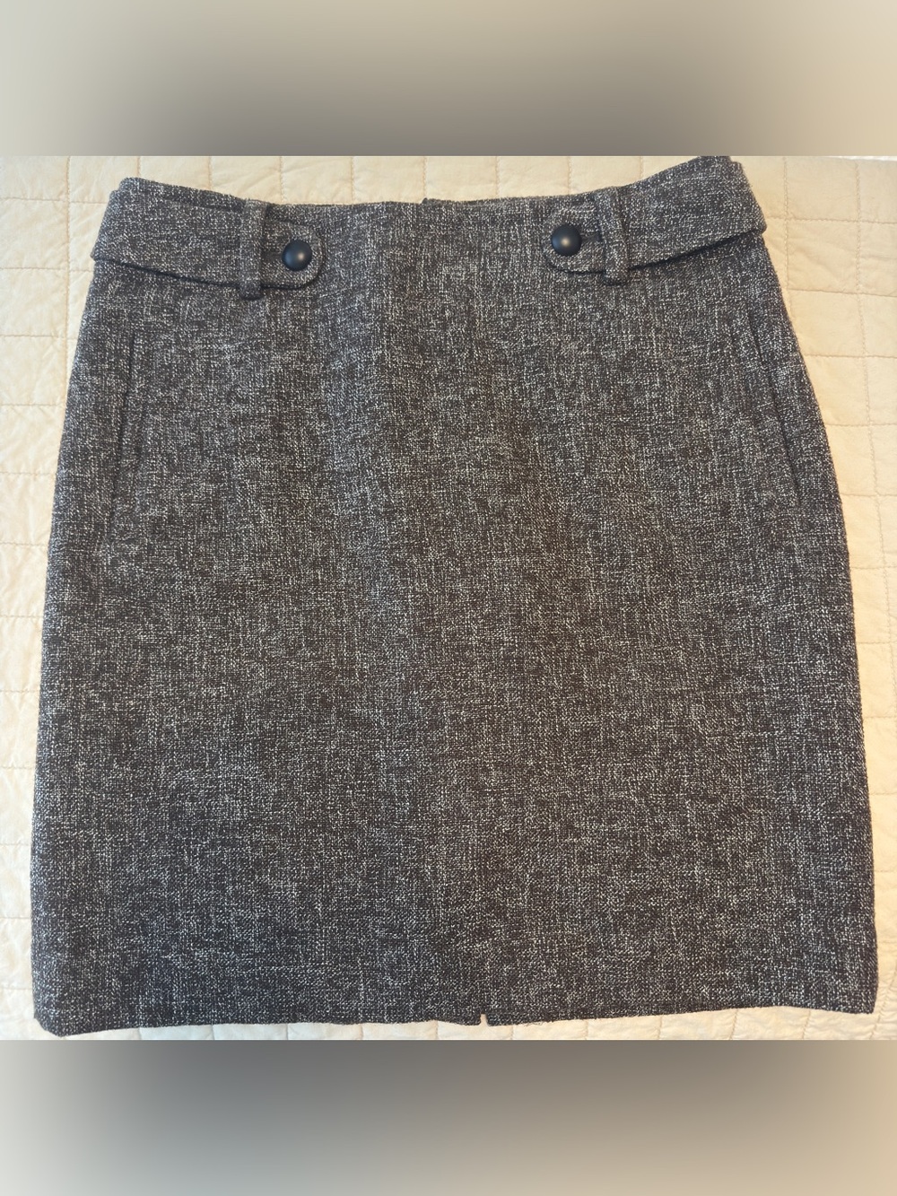 Banana Republic Classic Brown Tweed Pencil Skirt - Sophisticated Workwear